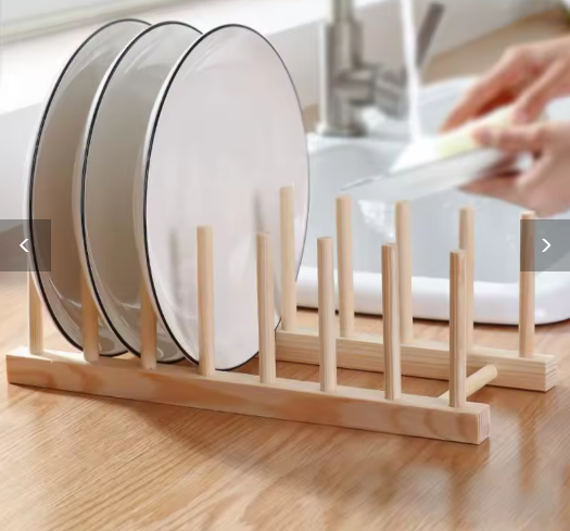 Organizador de Cozinha em Madeira – Design Natural e Funcional