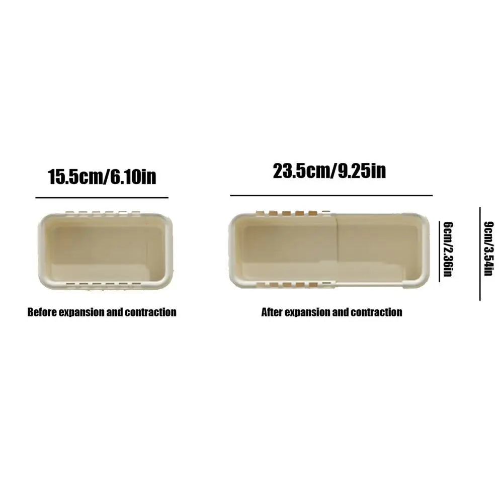 Organizador de Gaveta Expansível – Arrumação Ajustável para Cozinha, Maquilhagem e Casa