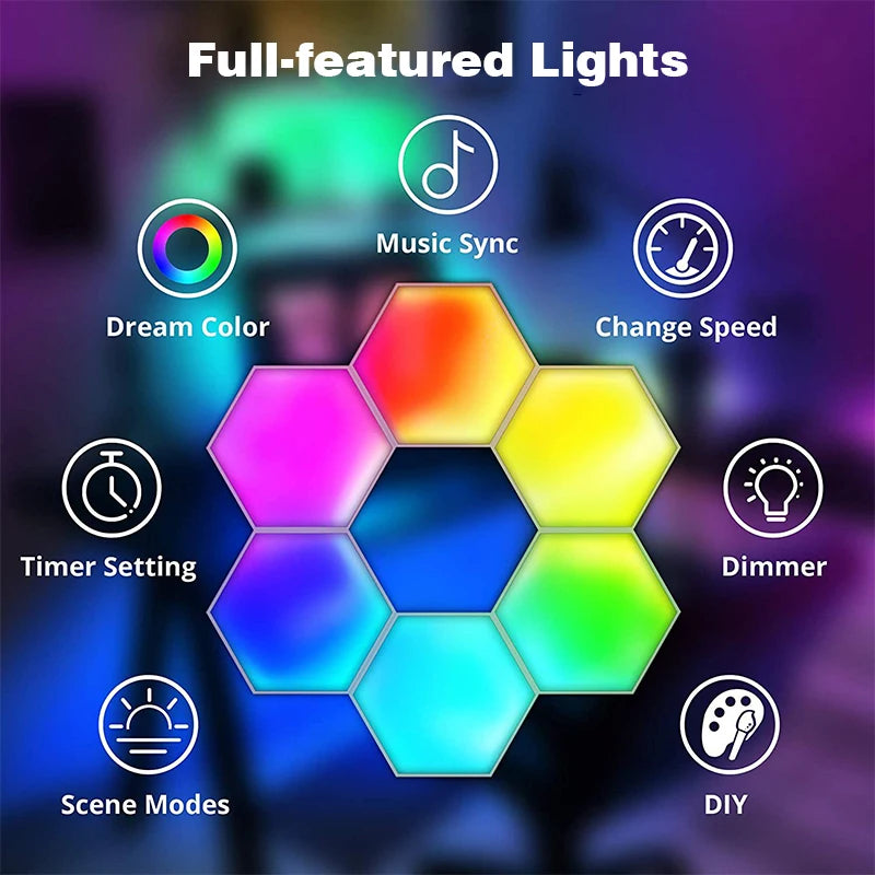 Painel LED RGB Inteligente para Parede