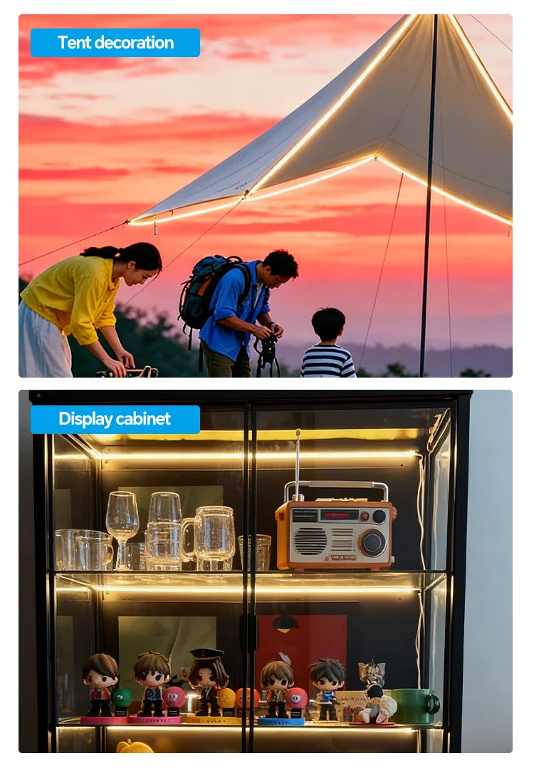 Fita LED Neon Flexível USB para Decoração