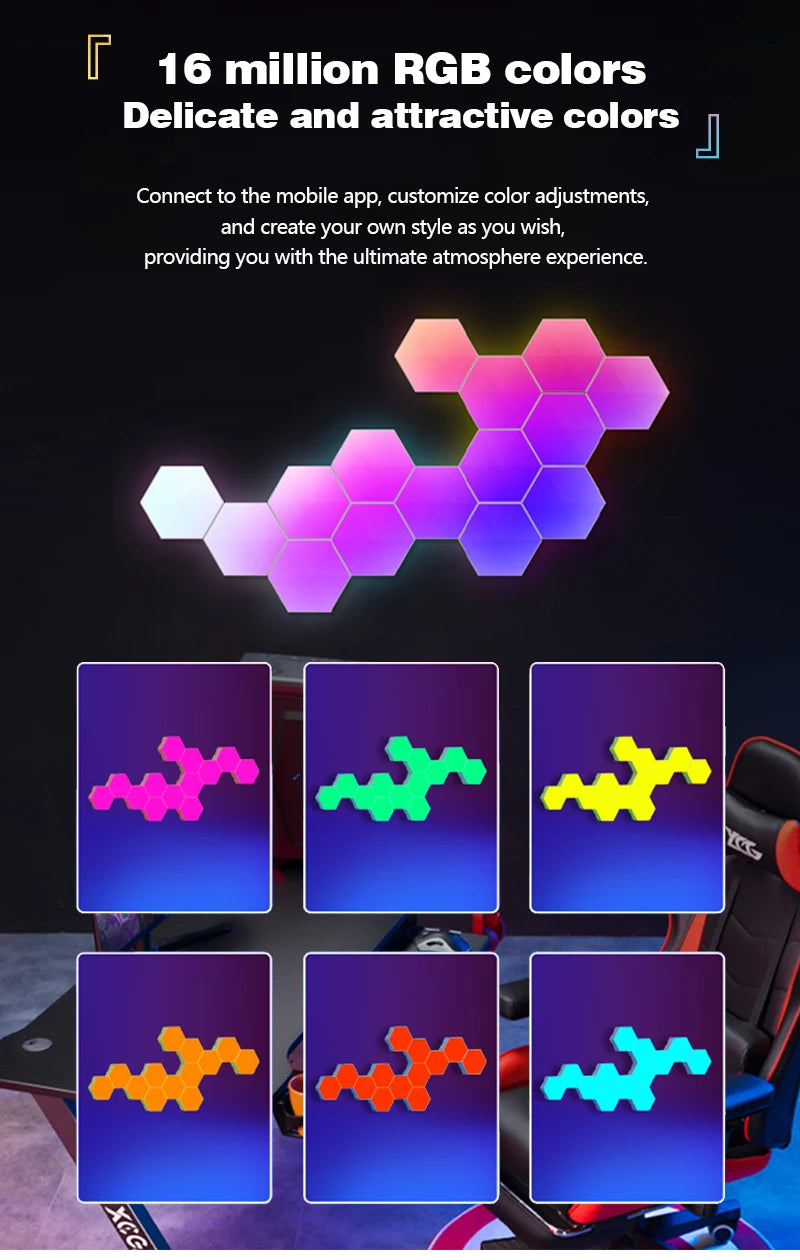 Painel LED RGB Inteligente para Parede