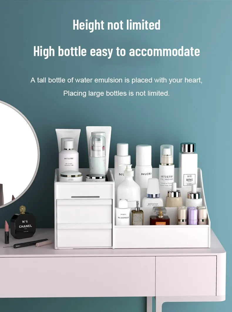 Organizador de Gaveta Modular Branco – Arrumação para Maquilhagem, Acessórios e Casa