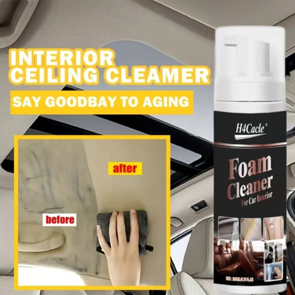 Spray de Espuma Multiusos para Interior do Carro – Couro e Tecidos