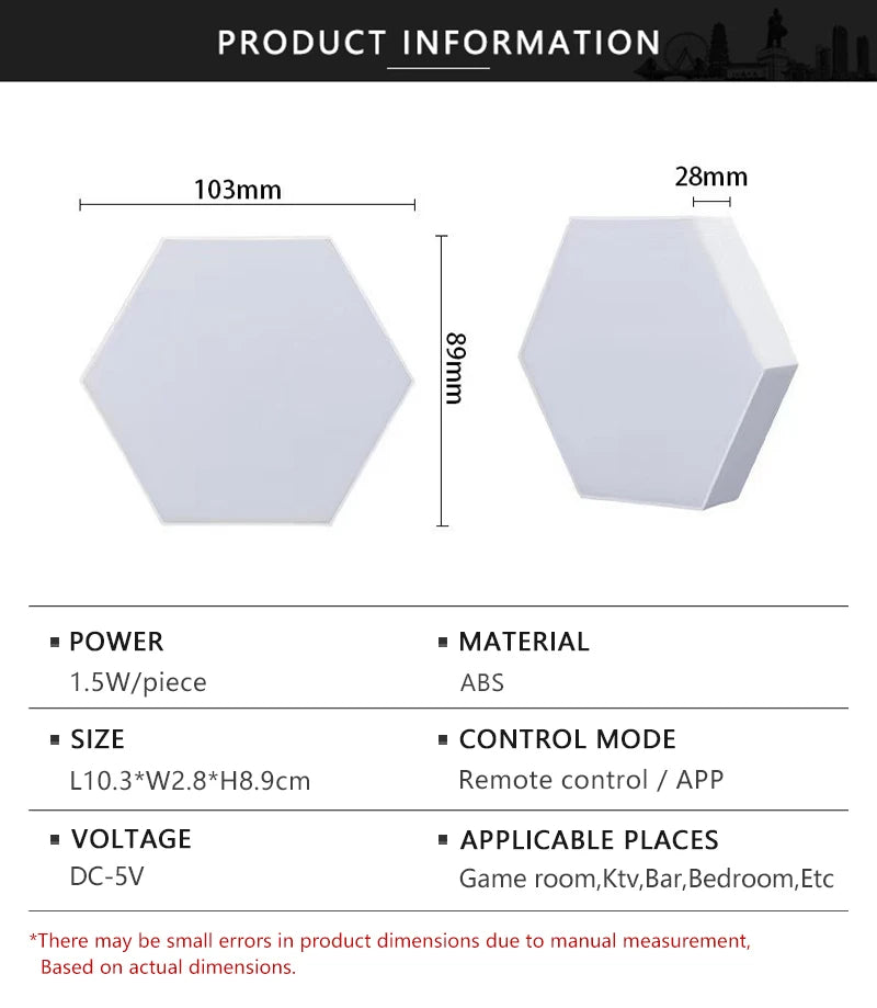 Painel LED RGB Inteligente para Parede