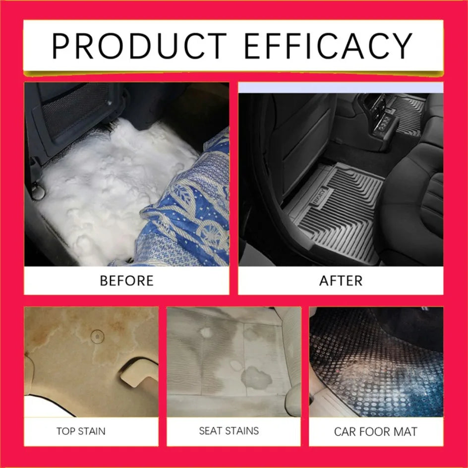 Spray de Espuma Multiusos para Interior do Carro – Couro e Tecidos