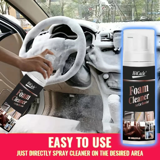Spray de Espuma Multiusos para Interior do Carro – Couro e Tecidos