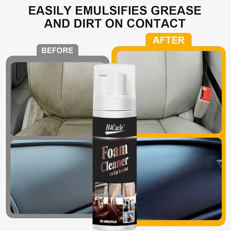 Spray de Espuma Multiusos para Interior do Carro – Couro e Tecidos