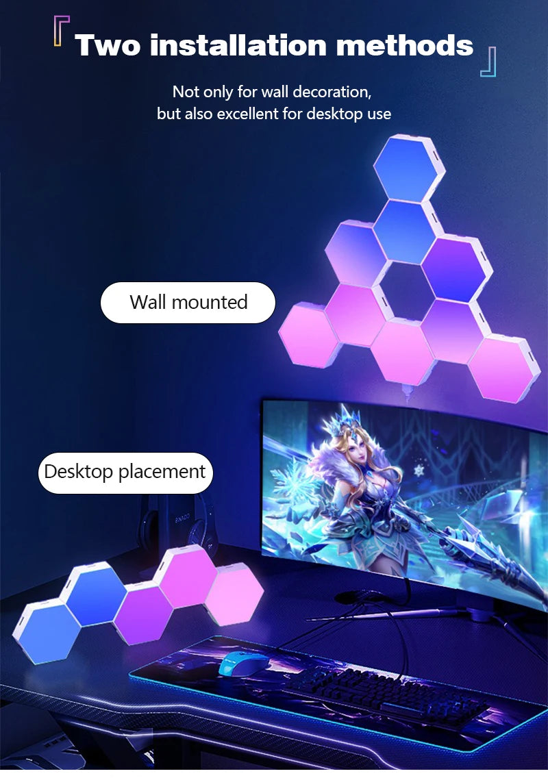 Painel LED RGB Inteligente para Parede