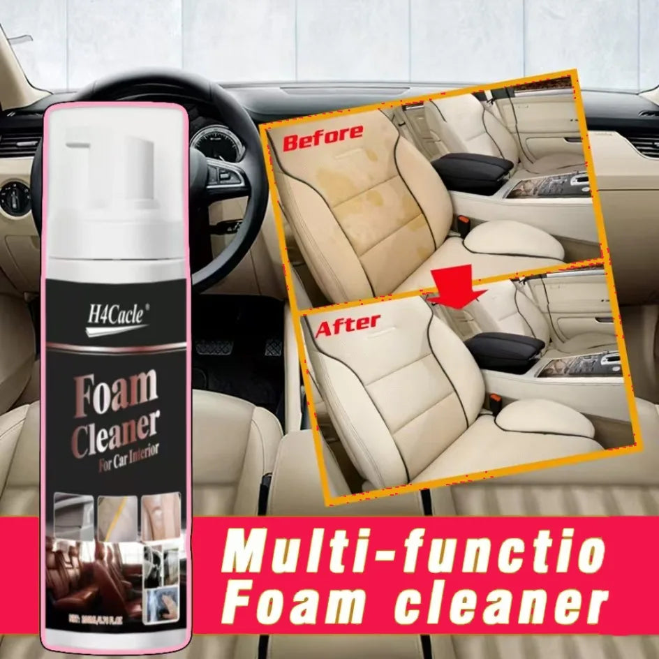 Spray de Espuma Multiusos para Interior do Carro – Couro e Tecidos