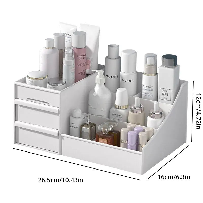 Organizador de Gaveta Modular Branco – Arrumação para Maquilhagem, Acessórios e Casa