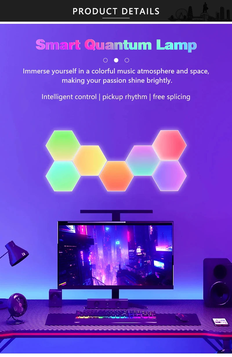Painel LED RGB Inteligente para Parede