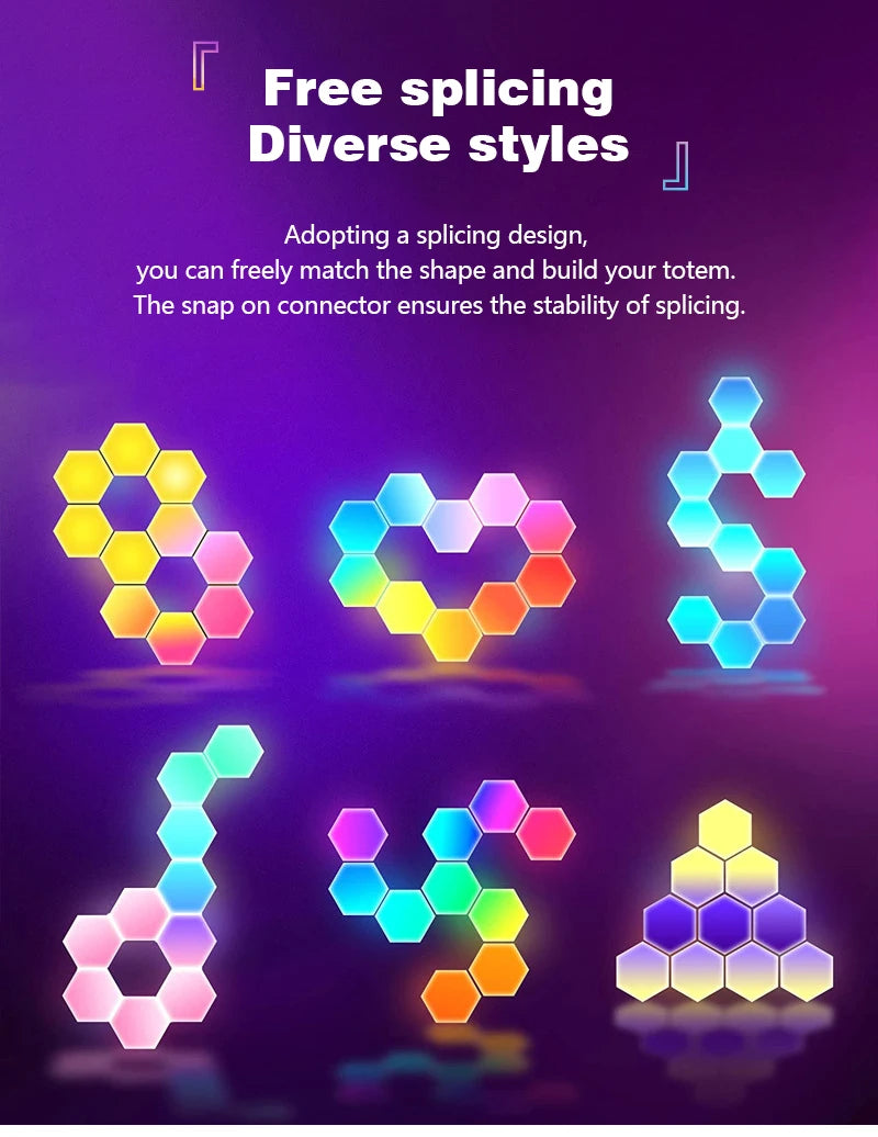 Painel LED RGB Inteligente para Parede