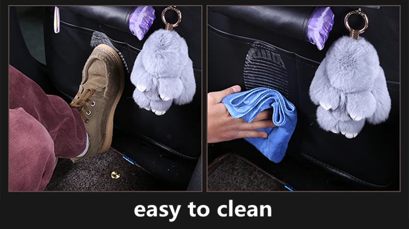 Organizador Traseiro para Banco do Carro em Couro PU – Arrumação Universal