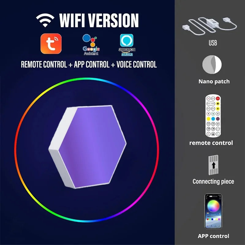 Painel LED RGB Inteligente para Parede