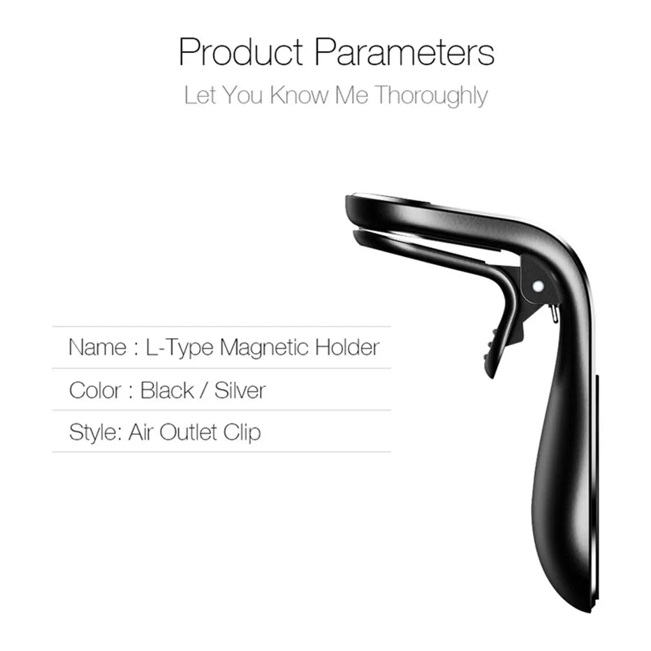 Suporte Magnético 360º para Telemóvel – Fixação Forte para Carro