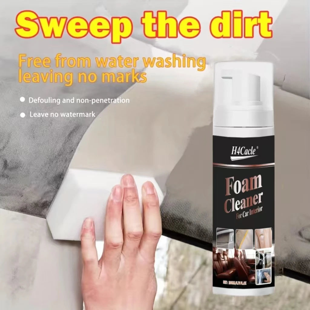 Spray de Espuma Multiusos para Interior do Carro – Couro e Tecidos