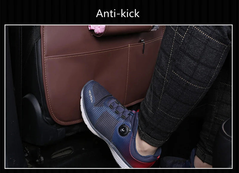 Organizador Traseiro para Banco do Carro em Couro PU – Arrumação Universal