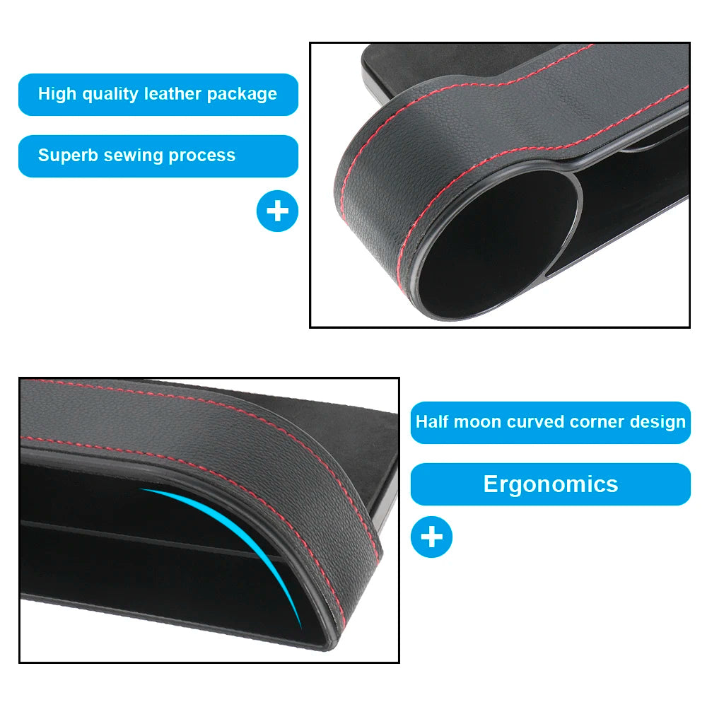 Organizador de Espaço para Banco do Carro em Couro PU – Universal