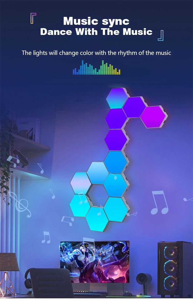 Painel LED RGB Inteligente para Parede