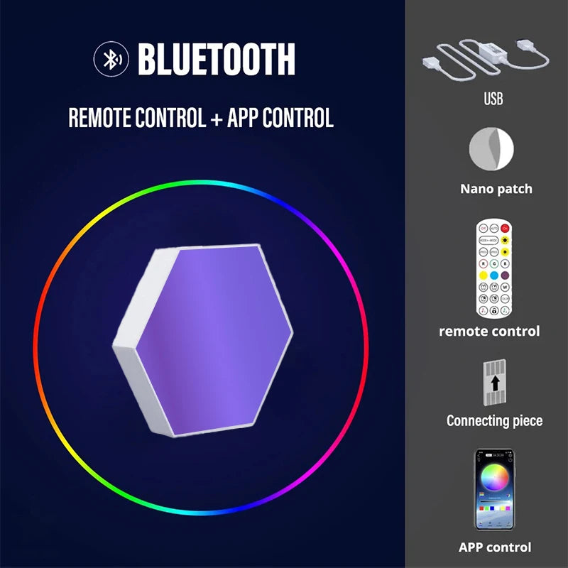 Painel LED RGB Inteligente para Parede