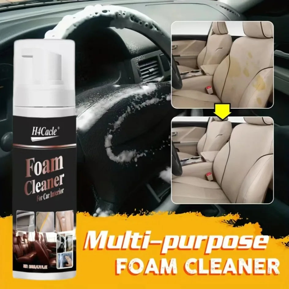 Spray de Espuma Multiusos para Interior do Carro – Couro e Tecidos