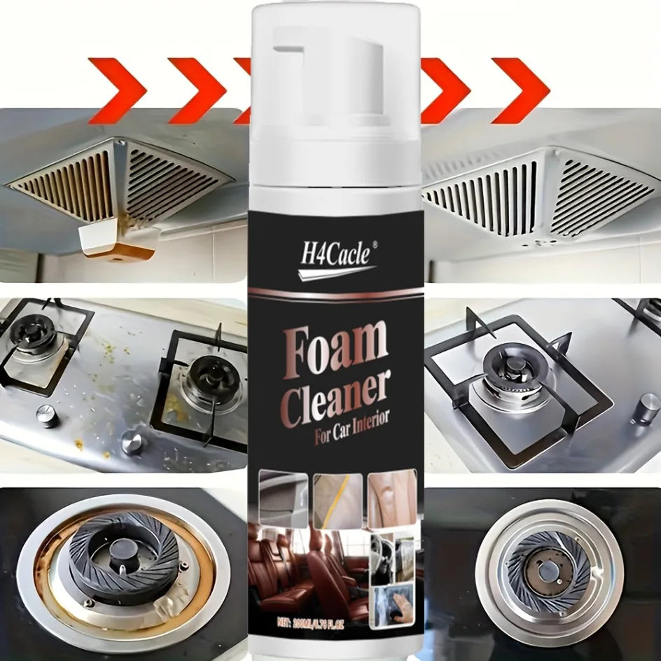 Spray de Espuma Multiusos para Interior do Carro – Couro e Tecidos